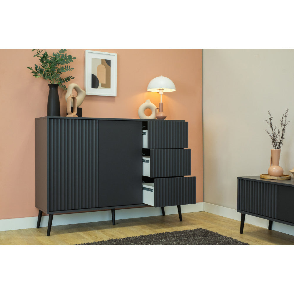 BUFFET BAS BARCELONE 2 PORTES - 3 TIROIRS