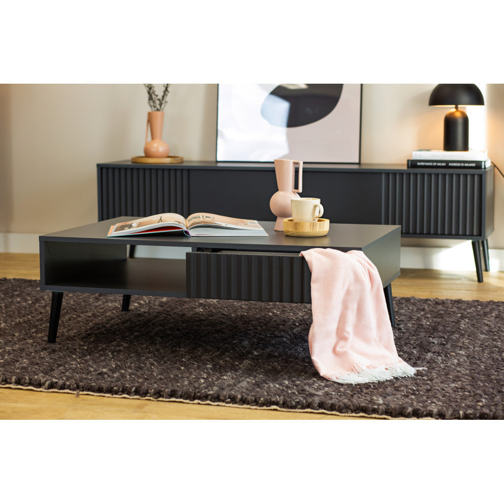 TABLE BASSE BARCELONE - 1 TIROIR - 1 NICHE (Copie)